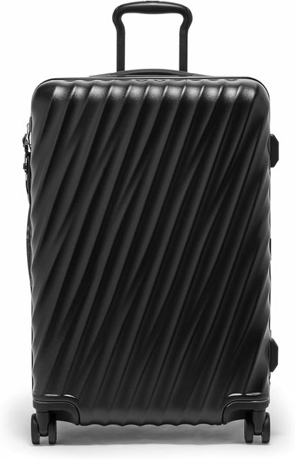 Tumi Suitcase Official Authentic 19 Degree Short Trip Expandable 4 Wheel Packing Case, Black, 26
