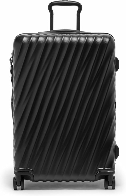Tumi Suitcase Official Authentic 19 Degree Short Trip Expandable 4 Wheel Packing Case, Black, 26