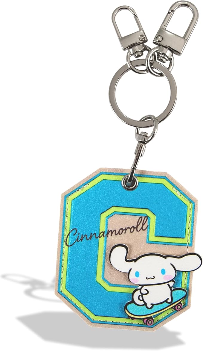 Sonix x Sanrio Character Keychain Case Compatible with Apple AirTag | Protective AirTag Cover Keychain | College Letters Cinnamoroll