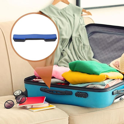 uxcell 2 Pcs Luggage Handle Replacement 8.5 Inch Suitcase Handle Carry Strap Plastic Pull Handle Grip Luggage Replacement Parts with Screws for Suitcase Box Luggage Case, Dark Blue