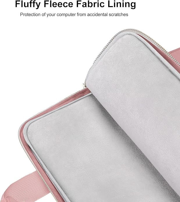 MOSISO Vertical Laptop Shoulder Bag,Computer Bag,Rhombus Quilted Messenger Bag with Front Pocket&Handle&Belt