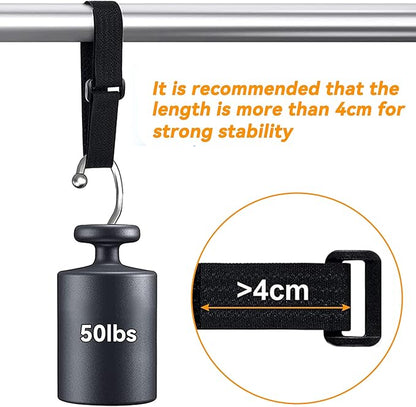 20Ft x 1" Adjustable Cable Straps with 30 Buckles, Hook and Loop Straps, Reusable Nylon Cable Ties for Cord Organiser, Organizer, Cable Tidy, Free Cut Length, Black