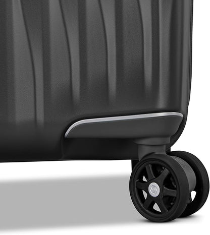 Samsonite UpLIFT X-Large Checked Hardside Luggage with Spinner Wheels - Airline-Approved, TSA Lock, Adjustable Handle System - Polycarbonate Hard Suitcase for Ultra Lightweight Travel - Phantom Black