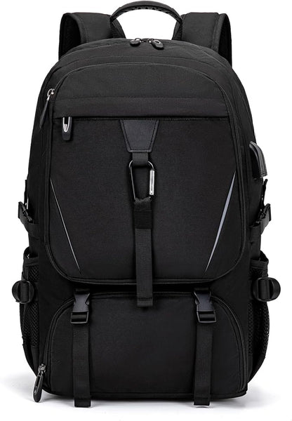 Men's Women's with Usb Port 80l Travel Backpack, Large Carry-On Backpacks，Expandable Oversized Laptop Bag Works