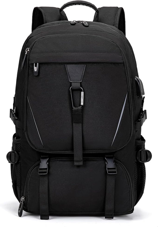 Men's Women's with Usb Port 80l Travel Backpack, Large Carry-On Backpacks，Expandable Oversized Laptop Bag Works