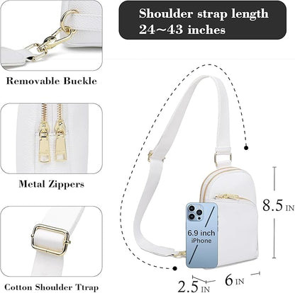 INICAT RFID Blocking Sling Bag,Anti Theft Crossbody Bags for Women,Travel Gifts Cross Body Purses Vegan Leather