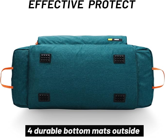 MIER Large Gym Bag for Men Sports Duffle Bag with Shoe Compartment 60L Lightweight Duffel Bags for Workout Fitness Travel