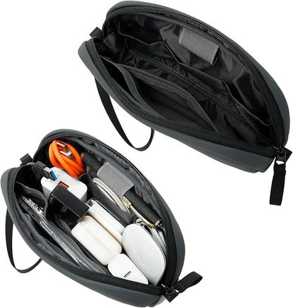 BANGE Tech Organizer Travel Case,Tech Accessories Pouch Carry Storage Bag for Charger, Cord, Hard Drive, Phone, Power Bank, Travel Essentials