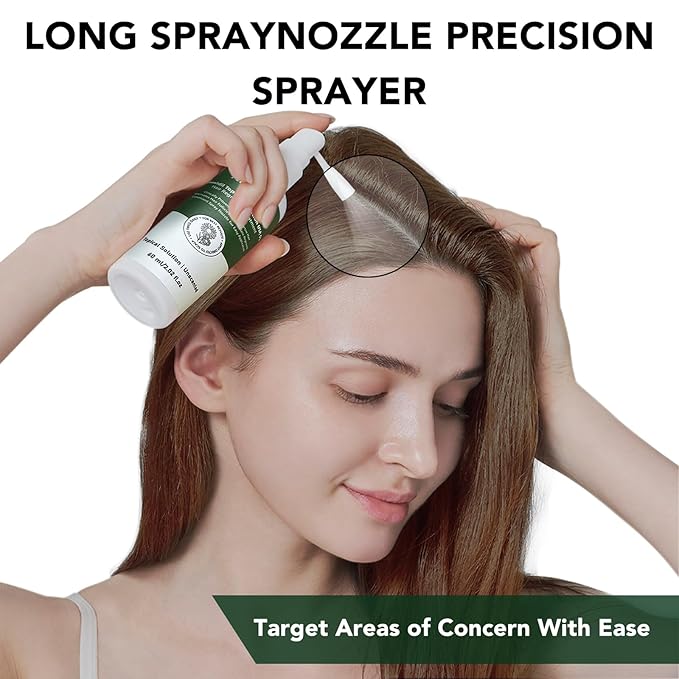 5% Minoxidil Hair Regrowth Treatment Kit for Men and Women, Minoxidil Spray Topical Solution with Scalp Massager for Hair Loss | Thinning | Hair Regrowth, Men Beard Growth Spray Kit