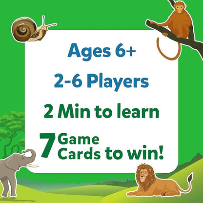 Skillmatics Guess in 10 Animal Planet, Trivia Card Games, Christmas Stocking Stuffers Perfect for Boys, Girls, Kids, Teens, Adults Who Love Animals, Travel Games, Gifts for Ages 6, 7, 8, 9, 10, and Up