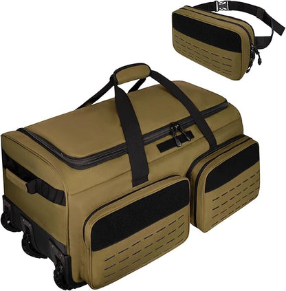 Rolling Duffle Bag with Wheels,120L Large Deployment Bag,Waterproof Military Duffle Bags for Tactical Military Deployment Camping