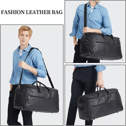 Carry On Garment Bag for Travel, Convertible Travel Garment Bag for Men Women, 2 in 1 Hanging Suitcase Suit Business Travel Bag