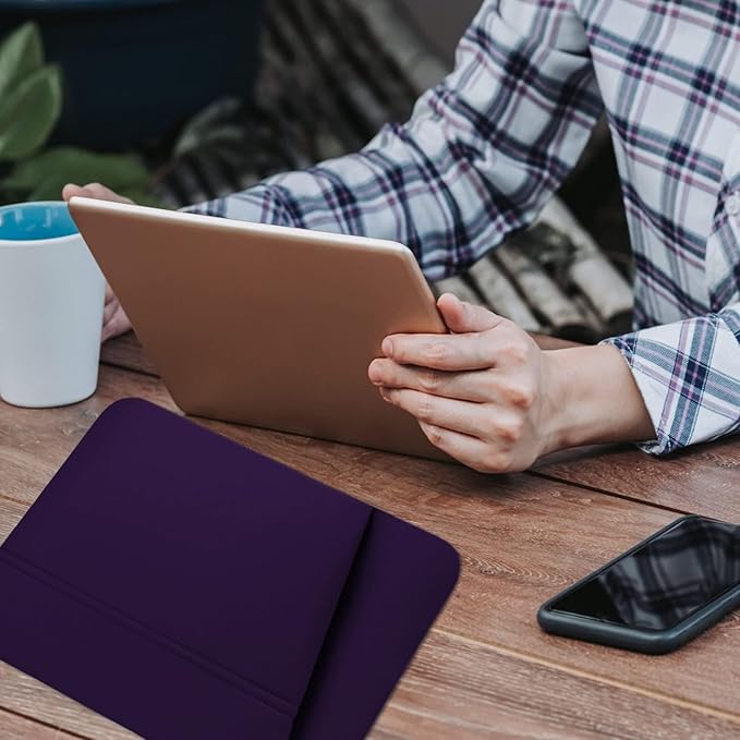 Laptop Sleeve Case 15.6 inch, Sturdy Portable Monitor Computer Laptop Case, Carrying Sleeve Bag 15.6'' with Pockets for MacBook PC Mac HP Lenovo Dell Asus Xbox Switch, Deep Purple