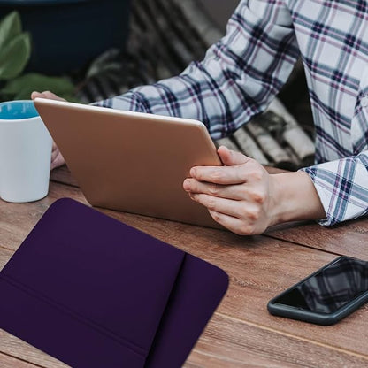 Laptop Sleeve Case 15.6 inch, Sturdy Portable Monitor Computer Laptop Case, Carrying Sleeve Bag 15.6'' with Pockets for MacBook PC Mac HP Lenovo Dell Asus Xbox Switch, Deep Purple
