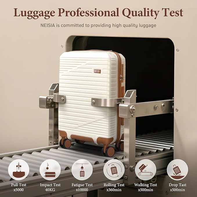 Luggage Sets 3 Piece, Hard Shell Carry on Suitcase with Spinner Wheels and TSA Lock, Travel Lightweight Luggage Set with YKK Zippers (Dark Green, 5 piece sets（20/24/28/DB/TB)