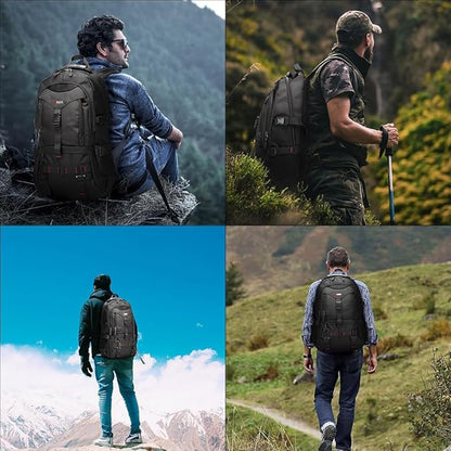 KAKA Travel Backpack Fight Approved with 17.3 inch Laptop Lackpack Compartment Outdoor Duffle Bag for men and women
