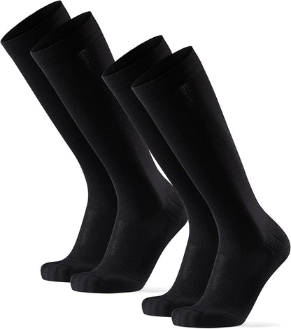 DANISH ENDURANCE 21-26 mmHg Compression Socks | Graduated Support & Faster Recovery | Running & Travel | Unisex 1 Pack