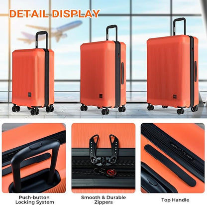 Verdi Hardside 28 Inch Luggage with Spinner Wheels - Expandable Large Suitcase