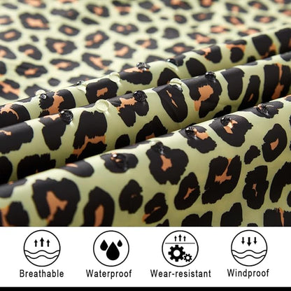Fashion Hooded Rain Poncho Waterproof Raincoat Jacket with pocket for Women/Men/Adult