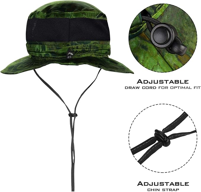 KastKing Sol Armis UPF 50 Boonie Hat - Sun Protection Hat, Fishing Hat, Beach & Hiking Hat, Paddling