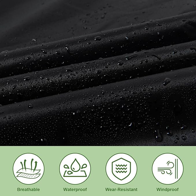 Hooded Rain Ponchos for Adult - Rain Coat and Rain Jacket with Waterproof Pocket and Zipper