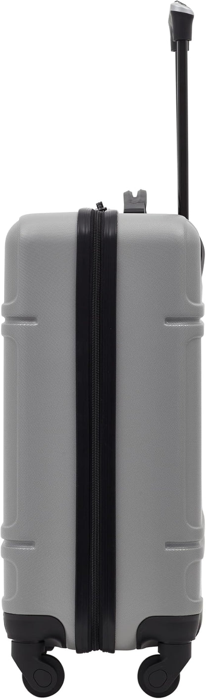 Travelers Club Skyline 20" Carry-On Spinner Luggage, Gray