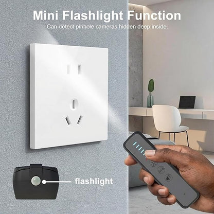 SALAN Hidden Camera Detector – Portable RF Detector & Camera Finder with Infrared Lens Scanner, GPS Tracker Detector for Vehicles, Bug Sweeper & Hidden Device Detector for Hotel Rooms, Travel