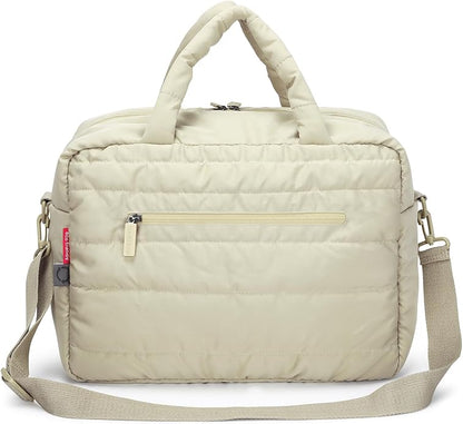 Buzz&Bloom Baby Diaper Bag Tote, Large Capacity Travel, Hospital Bag Functional with Changing Pad and Stroller Attachments.