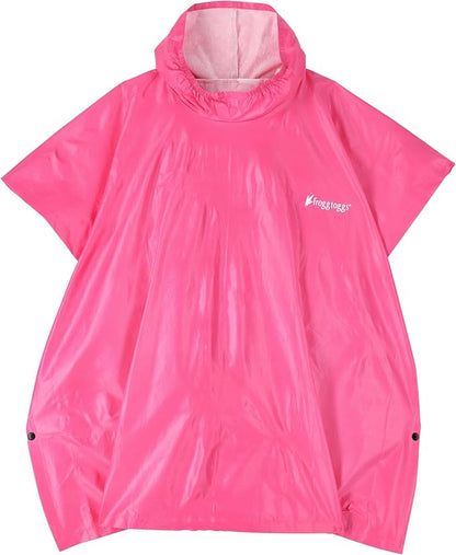 FROGG TOGGS Ultra-lite2 Waterproof, Breathable Rain Poncho, Adult and Youth Sizes