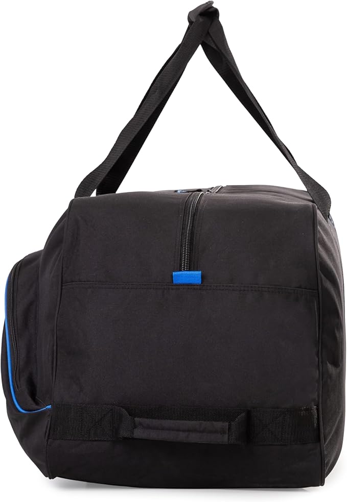 NHL National Hockey League 34-Inch Black Rolling Duffel Bag – Hockey Gear Bag with Wheels, Large Capacity Duffel Bag for Travel, Multi-Pocket Large Sports & Gym Equipment Bag