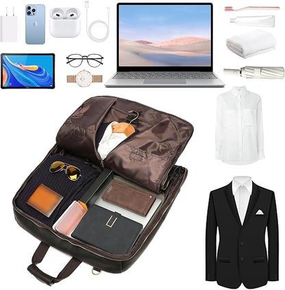 Carry On Garment Bags Large Suit Travel Bag for Men Foldable 2 in 1 Hanging Suitcase Luggage Bags for Travel Business Trips