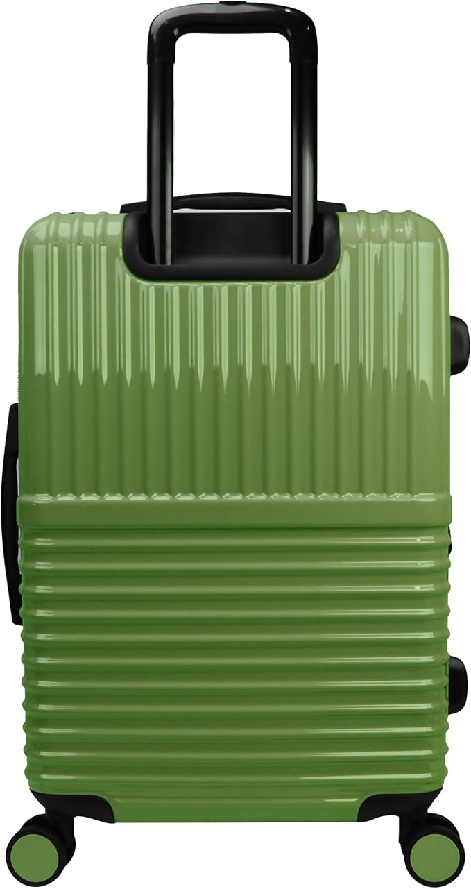 World Traveler Dejuno Tonal 28-Inch Polycarbonate Lightweight Hardside Expandable Spinner Luggage Suitcase with TSA Lock - Matcha