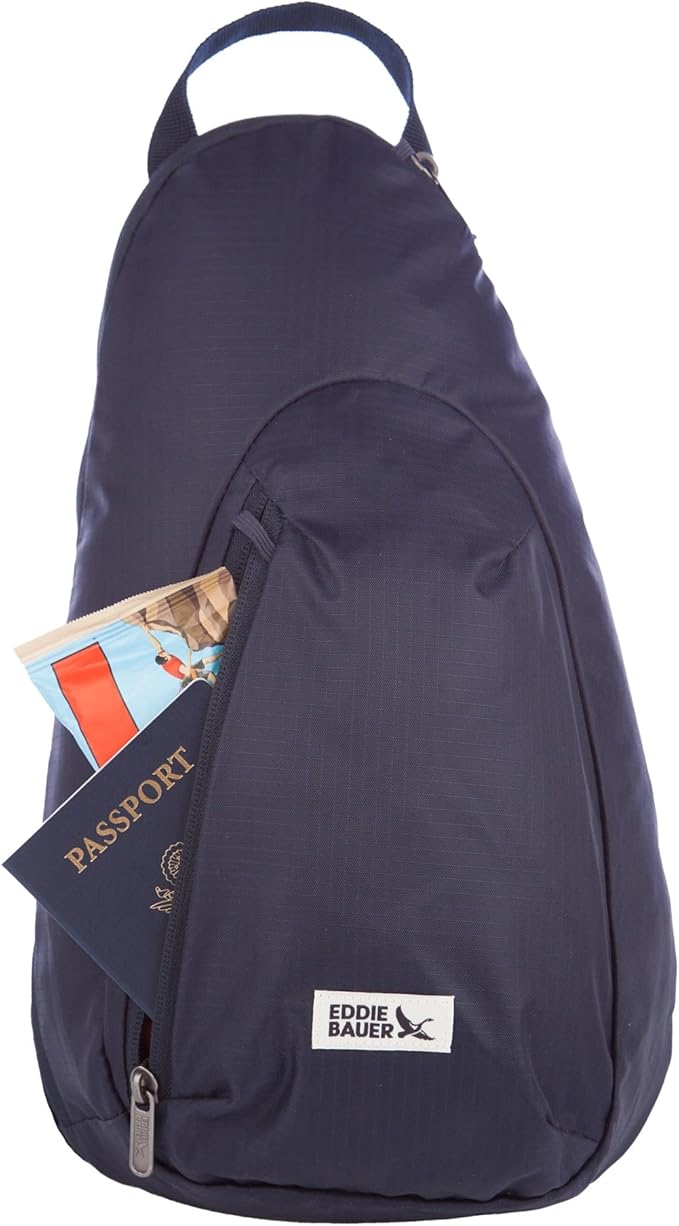 Eddie Bauer Travel Sling Bag | RFID-Blocking | Security | Lightweight | Crossbody | Vacation | Everyday Carry | Backpack