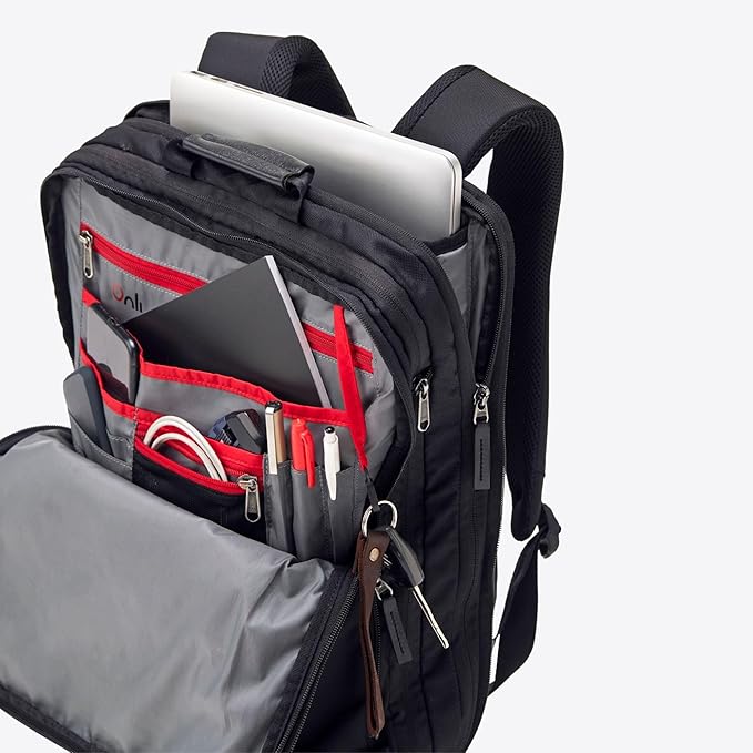 Trilogy Modular System I Modular 4-wheel spinner carry-on, with two zip-off bags! All 3 are Expandable! You get 3 bags in 1! Mix and match; take apart to fit crowded airplane spaces (Black)