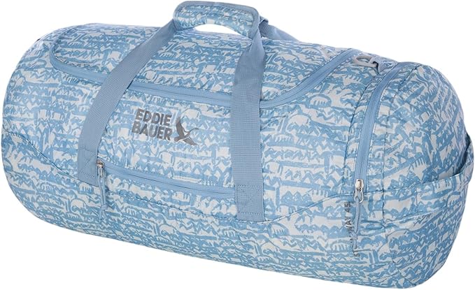 Eddie Bauer Stowaway Packable Duffel Bag | Travel | Foldable | Lightweight | Durable | Ripstop Polyester