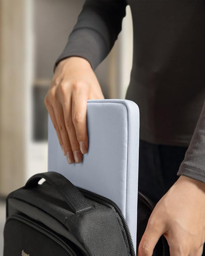 tomtoc Slim Laptop Sleeve Case for 13-inch New MacBook Air M4/A3420 M3/A3113 M2/A2681, M1/A2337 2025-2018, MacBook Pro M2/M1, Water-Resistant Protective Carrying Case with Accessories Pocket
