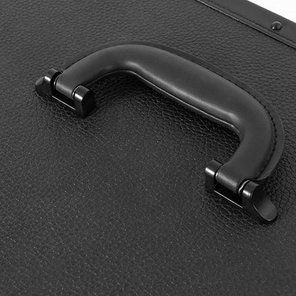 Beauty Rolling Makeup Train Case, Professional Lockable Rolling Salon Luggage, Retro-Rolling Cart Storage Organizer Trolley Make Up Case, 4 Universal Wheels, Retractable Rod, Buckle (All Black1)