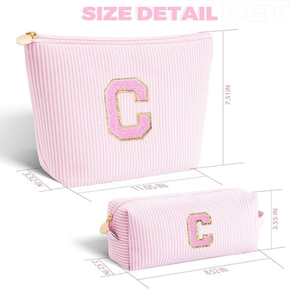 Customized Mothers Day Gifts - Birthday Gift for Mom,Gifts From Daughter,Mother in Law Gifts,Mama Gift Idea,Makeup Bag Set Cosmetic Bag - Pink,C