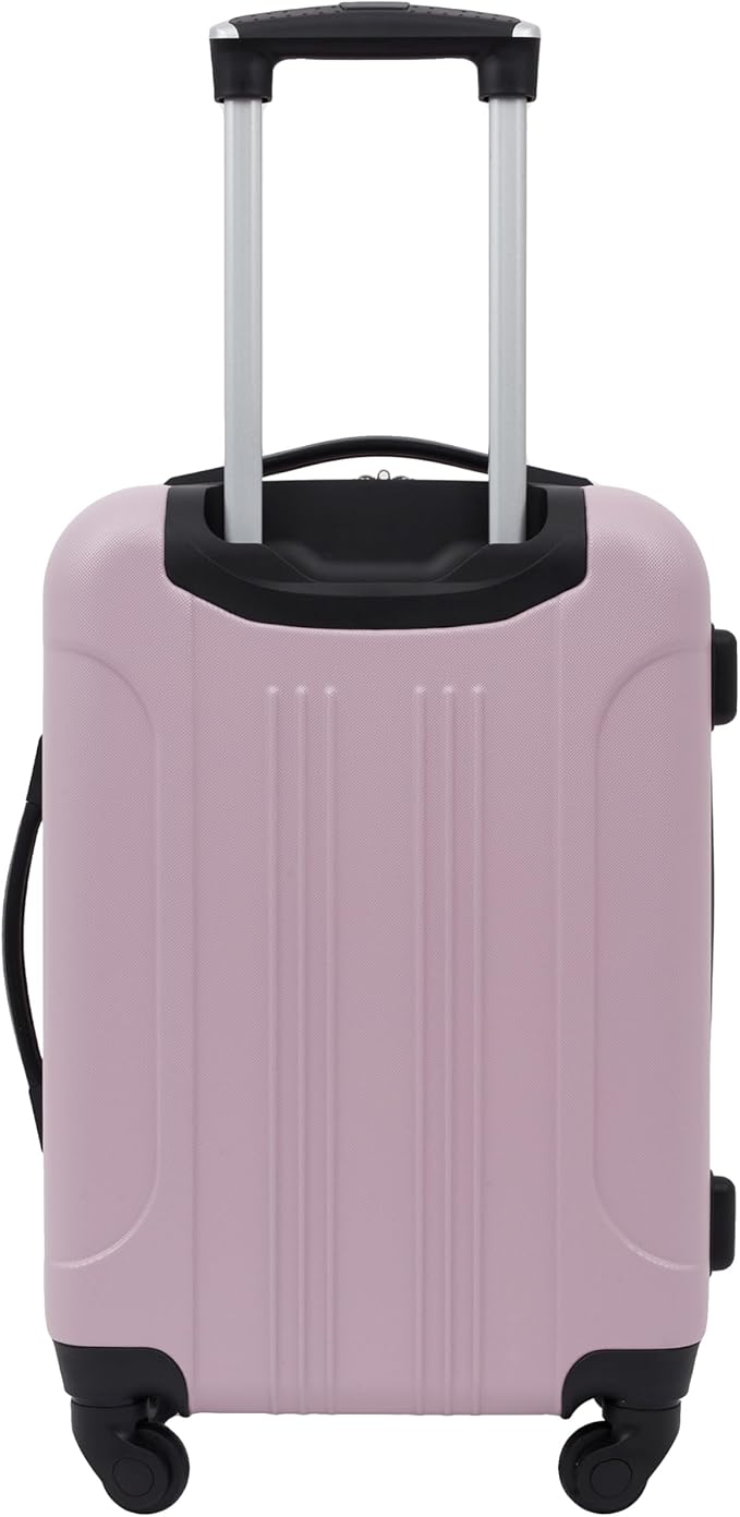 Travelers Club Chicago Hardside Expandable Spinner Luggage, Lilac, 20" Carry-On