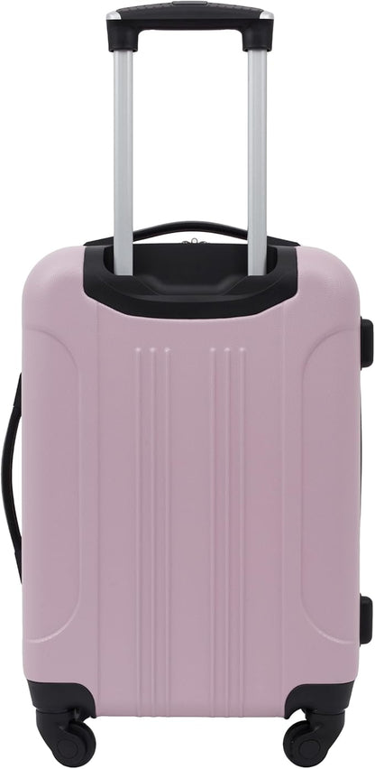 Travelers Club Chicago Hardside Expandable Spinner Luggage, Lilac, 20" Carry-On
