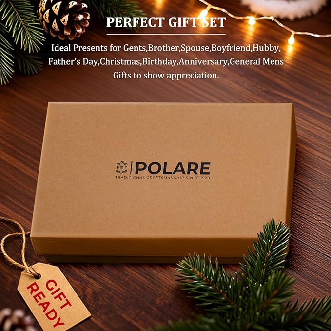 Polare Napa Leather Passport Holder With YKK Zipper RFID Blocking Travel Document Organizer Ticket Holder Cover Case Holds 2 Passports (Black)