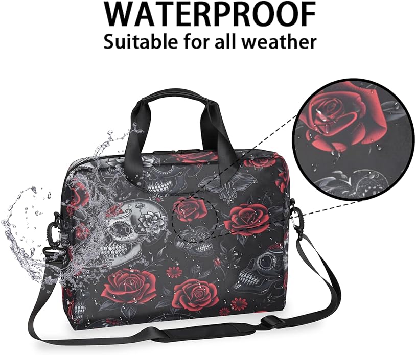 Laptop Bag Bohemian Mandala Laptop Satchel Briefcase Adjustable shoulder Carrying for MacBook Pro 16 inch