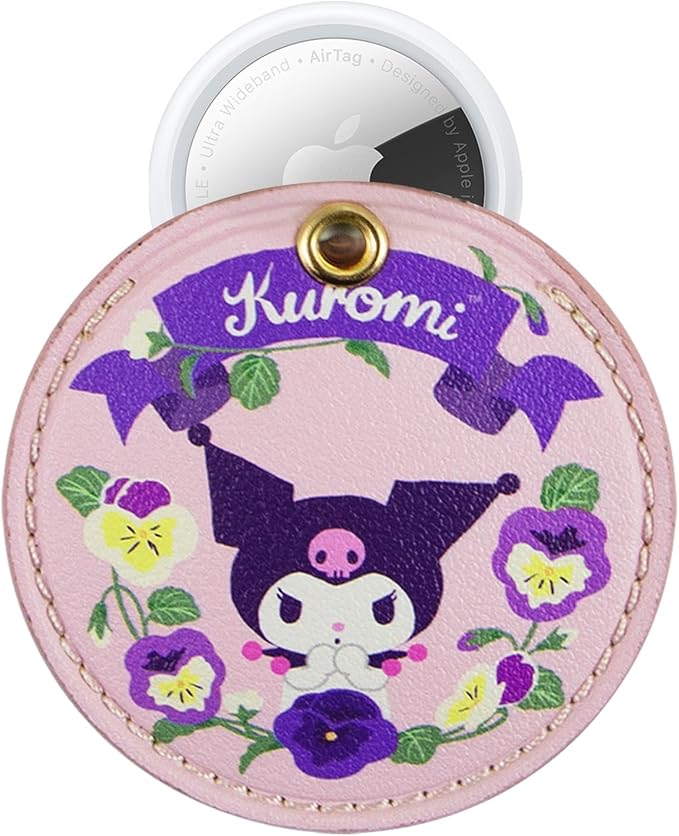 Sonix x Sanrio Keychain Case Compatible with Apple AirTag | Protective Cover Keychain | Hello Kitty & Friends - Floral Kuromi