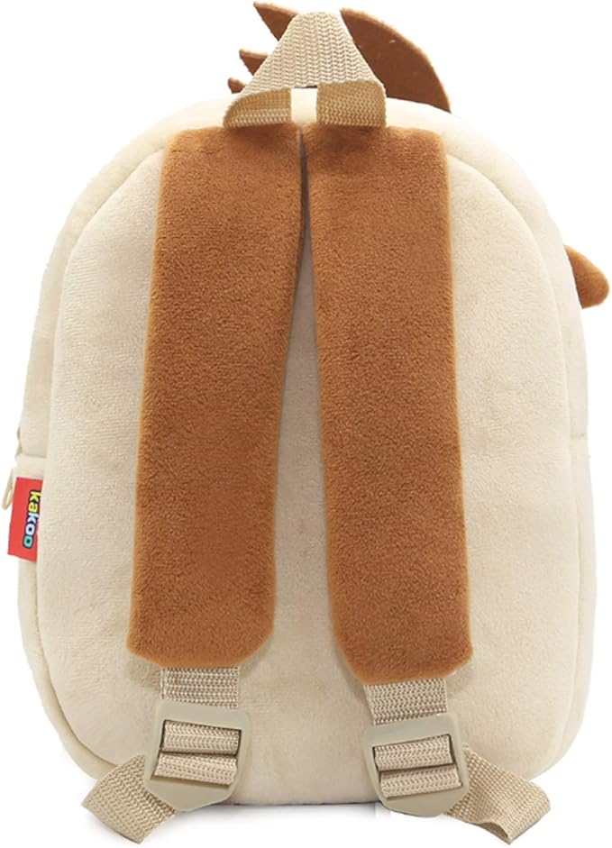 Zoo Toddler Kids Backpacks Cute Plush Little Girls Boys Animal Backpacks（Owl Brown）