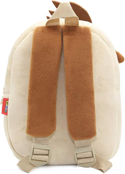 Zoo Toddler Kids Backpacks Cute Plush Little Girls Boys Animal Backpacks（Owl Brown）