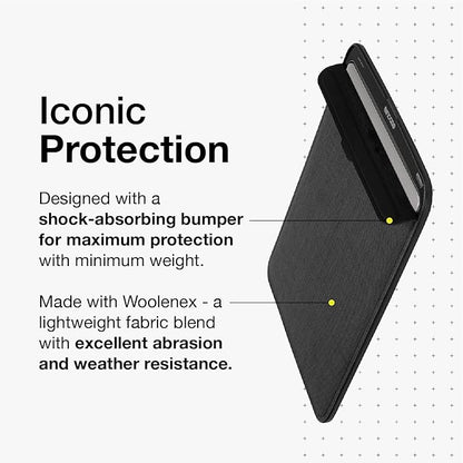 Incase ICON Sleeve with Woolenex - MacBook Air 13 inch M1, 2020, 2019, 2018 & MacBook Pro 13 inch 2019, 2018, 2017, 2016 Case - Fitted MacBook Case, Laptop Sleeve, Hard Cover, Durable (Blush Pink)