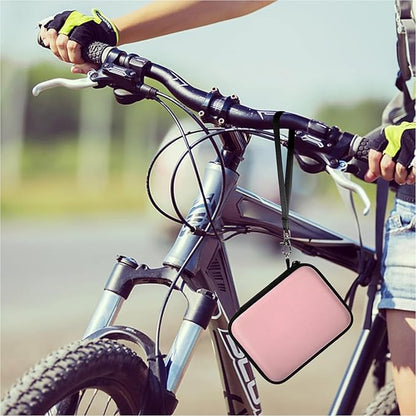Vlogging Camera Case Compatible with for Duluvulu/for VJIANGER/for JGIPL/for TEBNGIHNM 4K Digital Cameras for Youtube. Vlog Camera Carrying Storage for Lens, Cable and Other Accessories - Pink