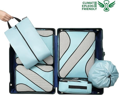BAGAIL 6 Set Packing Cubes,Travel Luggage Packing Organizers