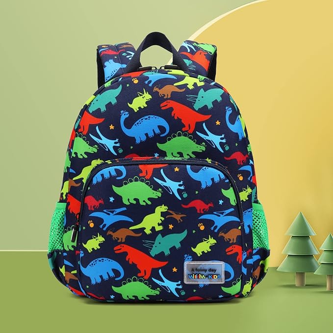 willikiva 3D Dinosaur Backpack Toddler Backpacks for Boys and Girls Kids Backpack Waterproof Preschool Safety Harness Leash (Mechanical Dinosaur)