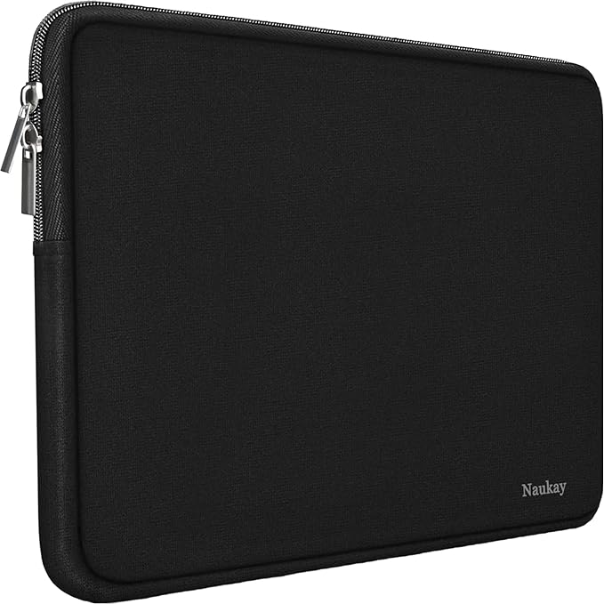 Laptop Sleeve Case 14 Inch, Resistant Neoprene Sleeve/Notebook Computer Pocket Case/Tablet Briefcase Carrying Bag for inch HP, Lenovo, Asus Notebook, Ultrabook, Black